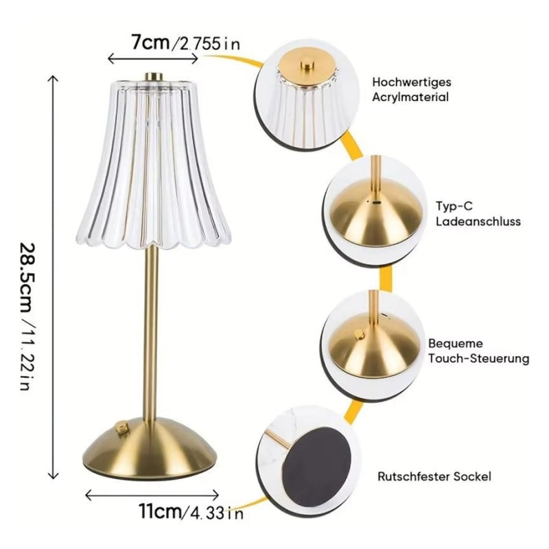 Crystal Lamp – Elegant Glow | Mood Light