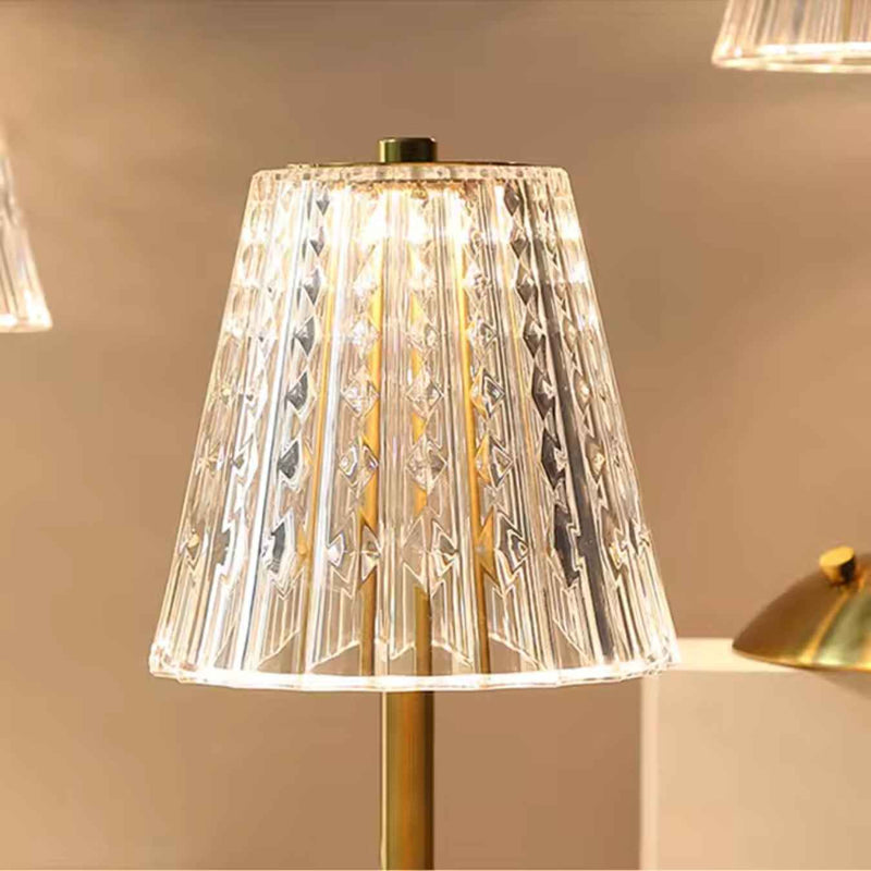 Crystal Top Touch Lamp – Decorative Accent Light