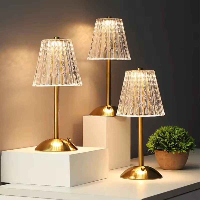 Crystal Top Touch Lamp – Decorative Accent Light