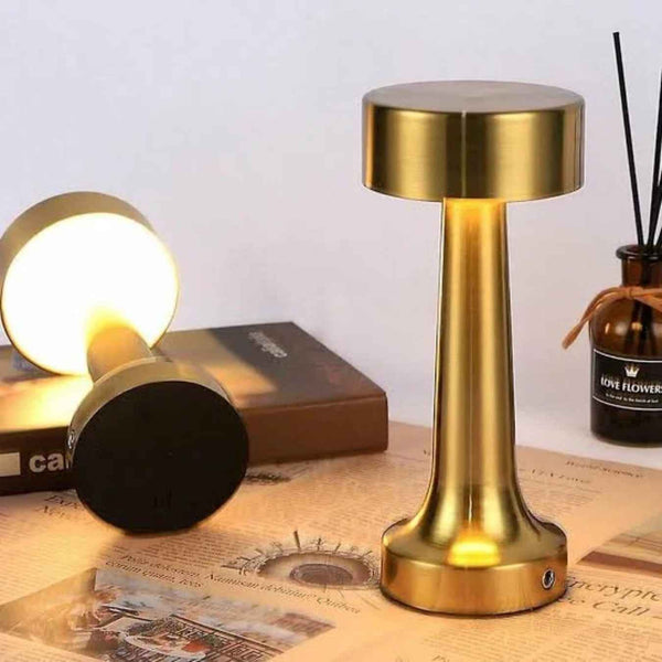 Modern Touch Table Lamp – Golden | 3 Light Modes