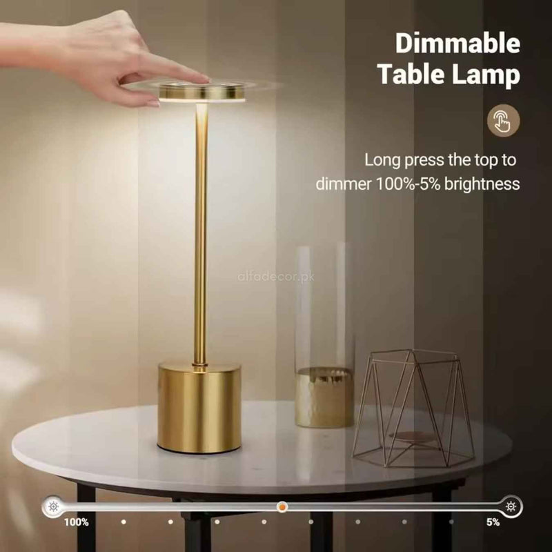 Tall Stick Lamp with Wide Head – Adjustable Glow